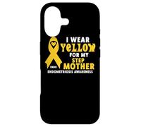 Custodia per iPhone 17 Indosso Giallo Per Il Mio Passo mamma Camicia Endometriosi Consapevolezza