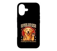 Custodia per iPhone 17 Infermiera Golden Retriever Mamma Guarigione è Nei Geni