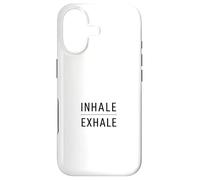 Custodia per iPhone 17 Inhale Exhale Design minimalista - Grafica di meditazione