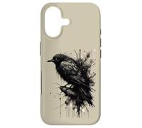 Custodia per iPhone 17 Inkstorm Crow Silenzio davanti alla caw