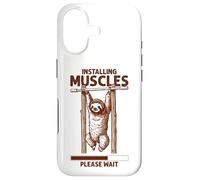 Custodia per iPhone 17 Installing Muscles Please Wait Sloth Tirare su Bradipo