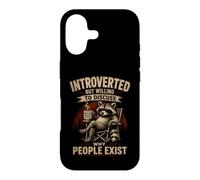 Custodia per iPhone 17 Introverso ma disposto a discutere perché le persone esistono divertenti