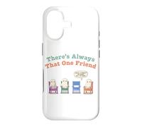 Custodia per iPhone 17 Introverso Timido Antisociale Storia Horror Citazione Fantasma Kawaii
