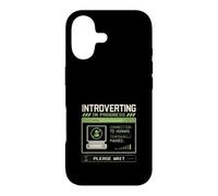 Custodia per iPhone 17 Introverting in Progress Design Retrò Computer