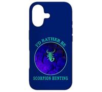Custodia per iPhone 17 Io d Rather Be Scorpion Hunting Aracnidi Desert Night Watch