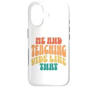 Custodia per iPhone 17 Io e Insegnamento Vibe Come Quel retrò groovy insegnante