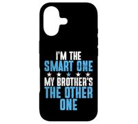 Custodia per iPhone 17 Io sono l'intelligente Mio fratello è l'altro fratello