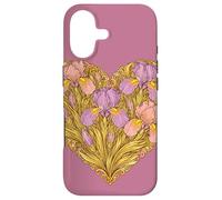 Custodia per iPhone 17 Iris Cuore Floreale Primavera Love Art