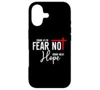Custodia per iPhone 17 Isaiah 40:10 Not Fear Hope Isaiah 40:31 God Faith Over Fear