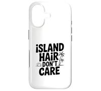 Custodia per iPhone 17 Island Hair Don't Care Vibes Paradiso tropicale