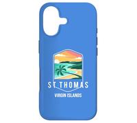 Custodia per iPhone 17 Isole Vergini americane Beach Tramonto Palm Tree St Thomas Vacation
