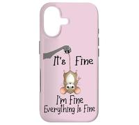 Custodia per iPhone 17 It's fine I'm fine everything is fine funny Cute Mouse Rat