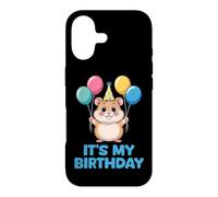 Custodia per iPhone 17 It's My Birthday Kawaii Hamster