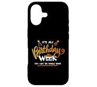 Custodia per iPhone 17 It's My Birthday Week Yes I Get The Whole Week Birthday Party