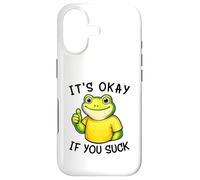 Custodia per iPhone 17 It's Okay If You Suck Funny Silly Frog Meme Sarcastic Humor