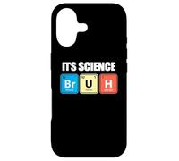 Custodia per iPhone 17 Its Science Bruh Funny Periodic Table Meme Tee Humor Now LOL