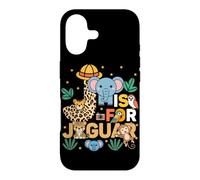 Custodia per iPhone 17 J è per Jaguar Zoo Animals Gita allo zoo Jungle Zoo Day