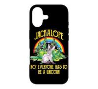 Custodia per iPhone 17 Jackalope Not Everyone Has To Be A Unicorn Rainbow Camping