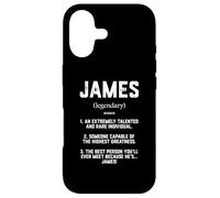 Custodia per iPhone 17 James Definition Funny Talented Great Cosplay James Jimmy