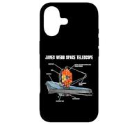 Custodia per iPhone 17 James Webb Design del telescopio spaziale per gli amanti dell'astronomia