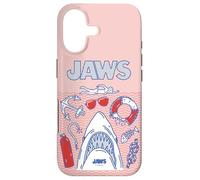 Custodia per iPhone 17 Jaws 50th Anniversary Poster Americans Style 2-Sided
