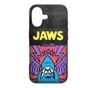 Custodia per iPhone 17 Jaws 50th Anniversary Poster Pop Art Style Front & Back