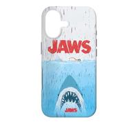 Custodia per iPhone 17 Jaws 50th Anniversary Poster Rainy Day Swim 2-Sided