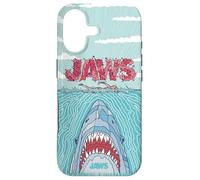 Custodia per iPhone 17 Jaws 50th Anniversary Poster Wavy Terror Front & Back