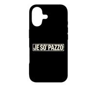 Custodia per iPhone 17 Je So’ Pazzo Scritta Napoletana Vintage