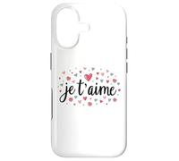 Custodia per iPhone 17 Je T’aime Romantic Design with Hearts and Roses