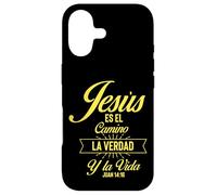 Custodia per iPhone 17 Jesus Es el Camino La Verdad Y La Vida Juan 14:16 Donne Uomini