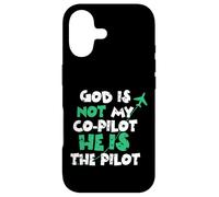 Custodia per iPhone 17 Jesus God is The Pilot Aviation Christian Faith