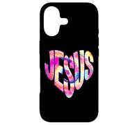 Custodia per iPhone 17 "Jesus Heart" Christian Faith Inspirational