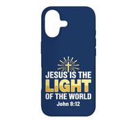 Custodia per iPhone 17 Jesus Is The Light Of The World Shirt John 8:12 Christian I