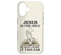 Custodia per iPhone 17 Jesus Is The Only Reason I Made It This Far Religious Citazione