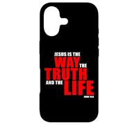 Custodia per iPhone 17 JESUS is the WAY the TRUTH and the LIFE - John 14:6 Bible