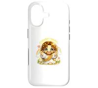 Custodia per iPhone 17 Jesus Kawaii Chibi Open Arms Vieni da me Benvenuto Arte