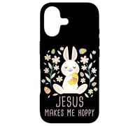 Custodia per iPhone 17 Jesus Makes Me Hoppy - Girls & Women Easter Christian Faith