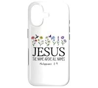 Custodia per iPhone 17 Jesus the Name Above All Names Christian Philippians 2 9-11
