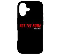 Custodia per iPhone 17 John 14:3 Heaven Quote of Jesus Christ - Not Yet Home