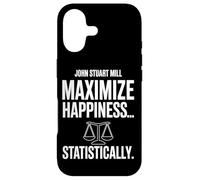 Custodia per iPhone 17 John Stuart Mills massimizza la felicità... Statisticamente