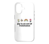 Custodia per iPhone 17 Joy is an Act of Resistance Rainbow Pride Month Human Rights
