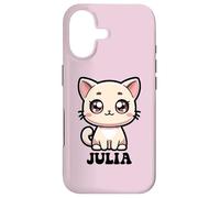 Custodia per iPhone 17 Julia - Simpatico gattino per ragazze, nome Julia