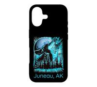 Custodia per iPhone 17 Juneau Alaska Howling Wolf Moon Forest Nature Lover