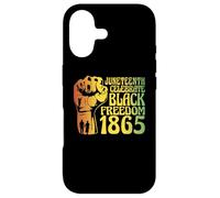 Custodia per iPhone 17 Juneteenth Celebrate Black Freedom 1865 Black Power Fist