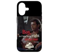 Custodia per iPhone 17 Jurassic Park Dr. Ian Malcolm Right All The Time