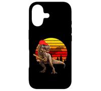 Custodia per iPhone 17 Jurassic T Rex Baseball Retro Vintage World Divertente Dinosauro