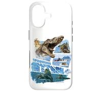 Custodia per iPhone 17 Jurassic World Rebirth Spinosaurus Attack