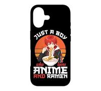 Custodia per iPhone 17 Just A Boy Who Loves Anime E Ramen giapponese Noodle Bowl