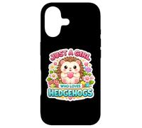 Custodia per iPhone 17 Just A Girl Who Loves Hedgehogs Owner Lover Cute Erinaceinae